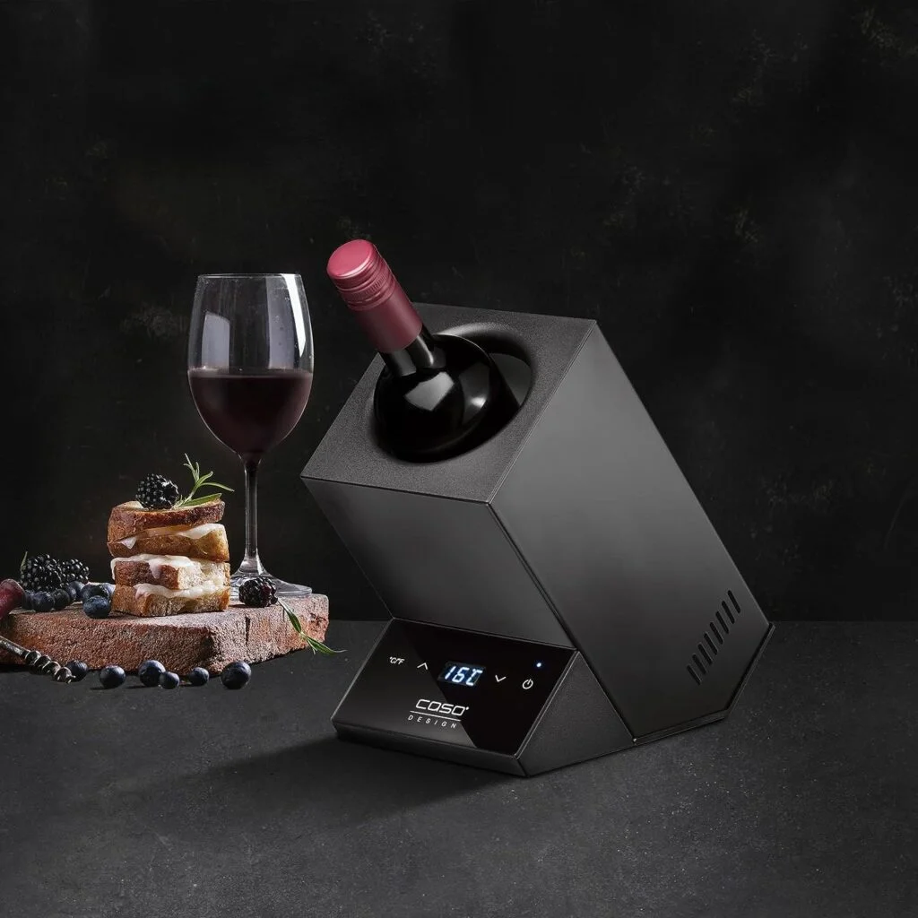 Enfriadora de Vinos Caso WineCase One Black Mejores Vinotecas o Nevera de Vinos España