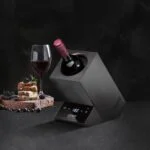 Enfriadora de Vinos Caso WineCase One Black para botellas de hasta 9 cm de diámetro Enfriadora de Vinos Caso WineCase One Black