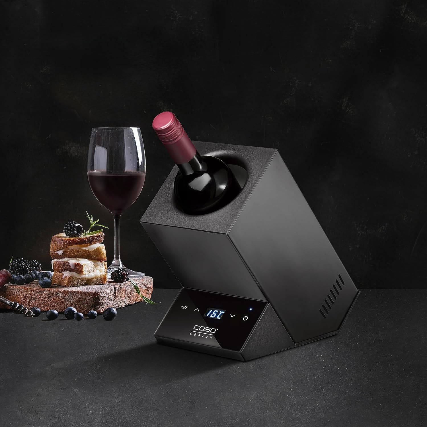 Enfriadora de Vinos Caso WineCase One Black