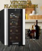 Klarstein Reserva Slim Uno Nevera para Vinos