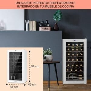 Comprar-KLARSTEIN-Vinoteca-para-Vinos-de74L-Ofertas-Nevera-Vino-Una-Zona-refrigeracion-2024